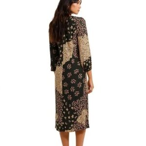 Anthropologie NWT  KACHEL Joanna Floral Midi Dress size 12